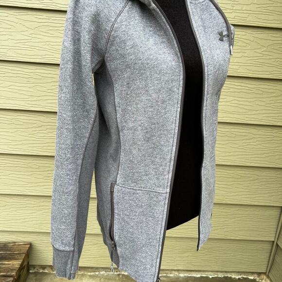 Under Armor women’s size S, loose, full zip, hoodie jacket - Picture 4 of 10